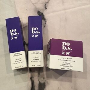 No B.S. Retinol Night Cream and Day + Night Hyaluronic Cream Bundle